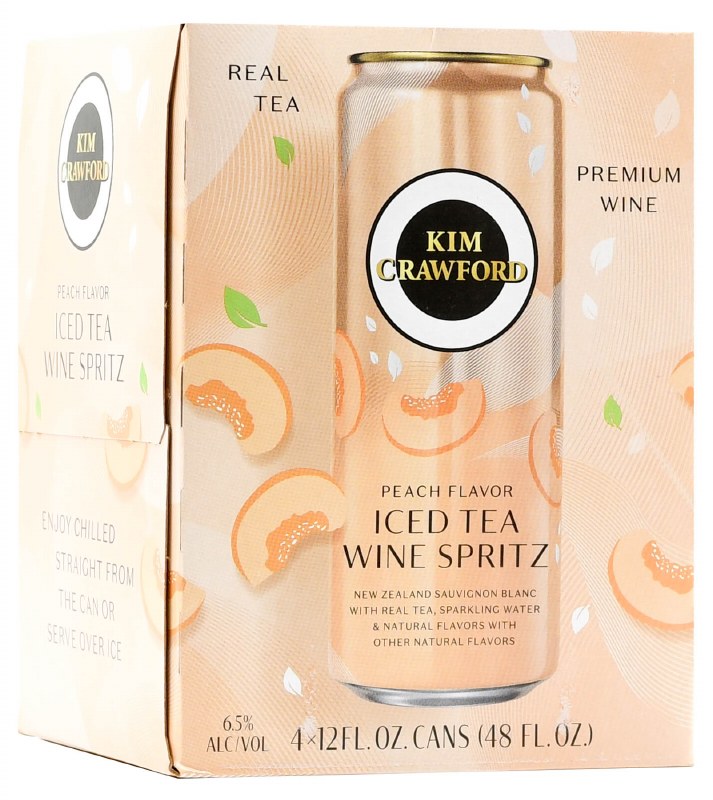Kim Crawford Peach Iced Tea Seltzer 4pk 12oz Can Legacy Wine and Spirits